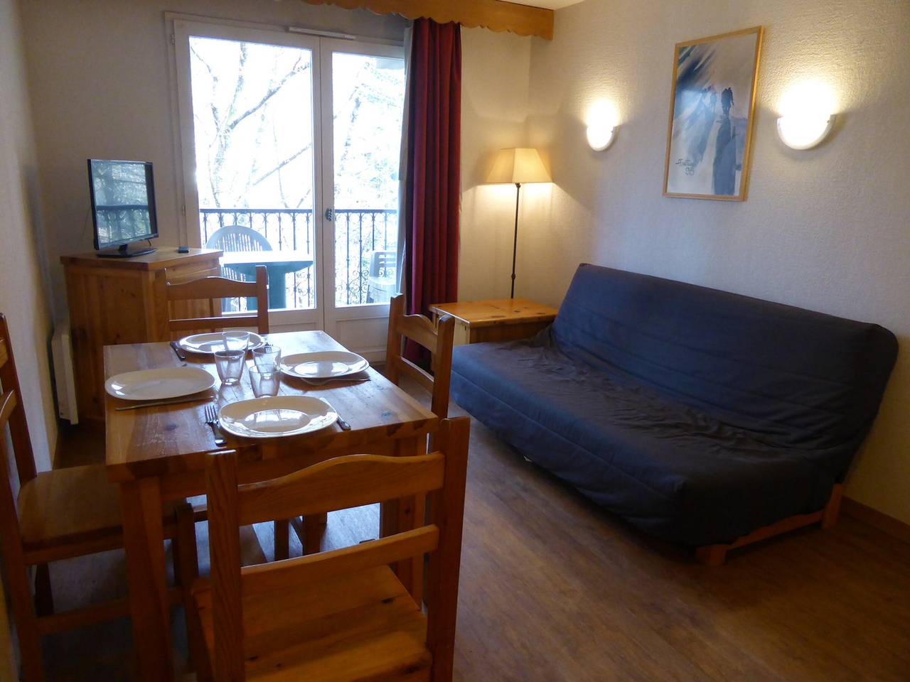 Appartement entier, Appartement 2 pièces au pied des télécabines, 4 personnes, animaux admis in Saint-Gervais-les-Bains, Pays du Mont-Blanc
