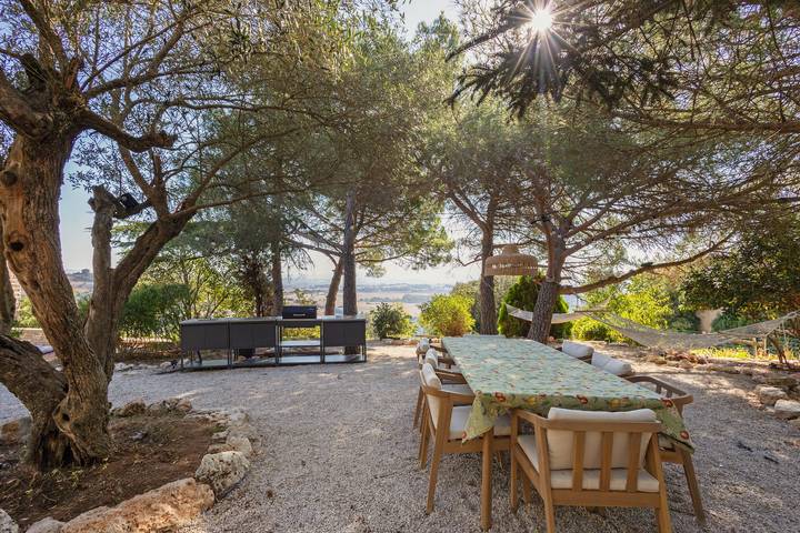 Landhaus 'El Masot de Durban' mit Bergblick, privater Terrasse und Wlan in Veciana, Barcelona Binnenland