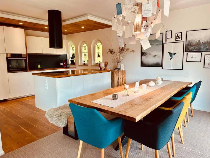 Ferienhaus für 18 Personen, mit Ausblick und Garten sowie Sauna in Oberstaufen - 4