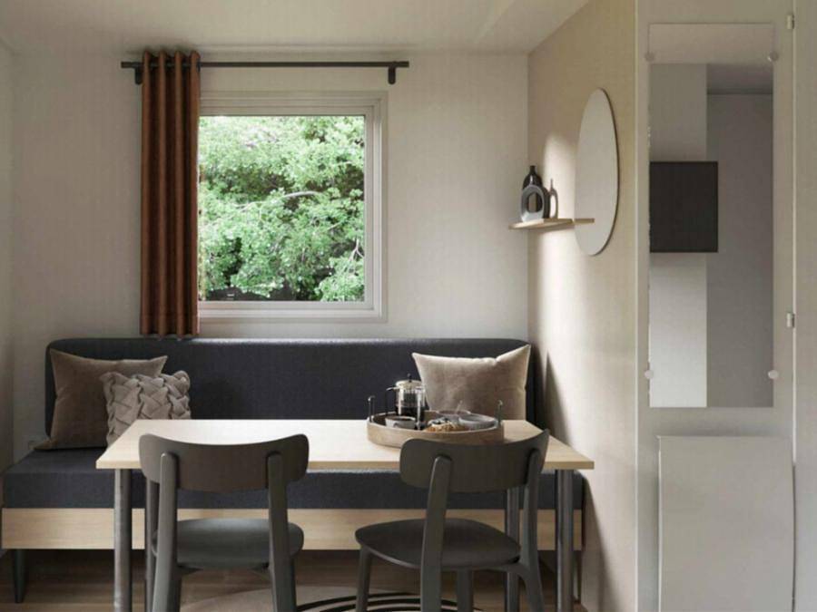 Camping Paradis du Viaduc - Mobilhome 4 personnes - Nest Evasion 38 Premium 2chambres 4pers in Millau, Parc naturel régional des Grands Causses