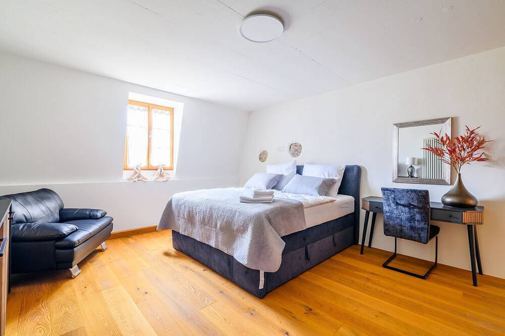 Appartamento intero, Casa Rheinblick - Apartment D - 3Br Penthouse with Rooftop Terrace in Basilea, Aargau-Basel