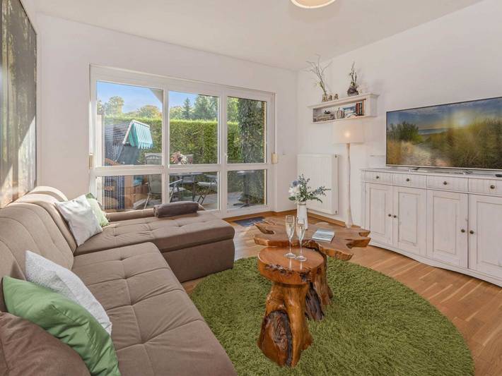 Ferienwohnung mit Meerblick für 3 Personen, mit Terrasse