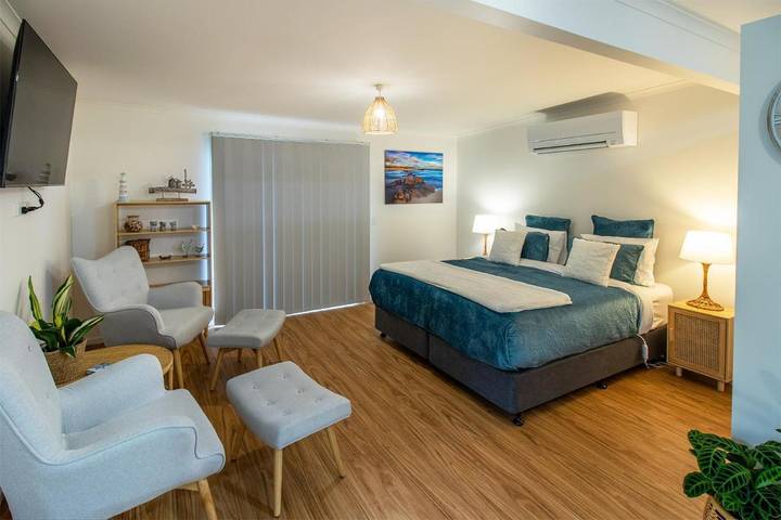 Appartement de vacances pour 3 personnes, avec vue et jardin