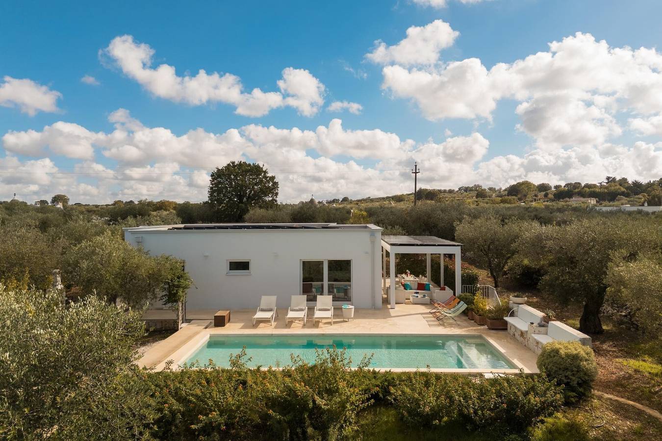 Ecovilla Terra di Luce con piscina privada entre olivos cerca de Alberobello in Martina Franca, Region de Bari