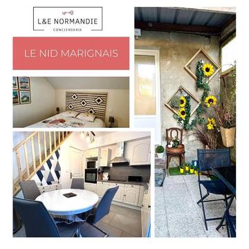 Gîte pour 4 personnes, avec terrasse dans Marigny (Manche)