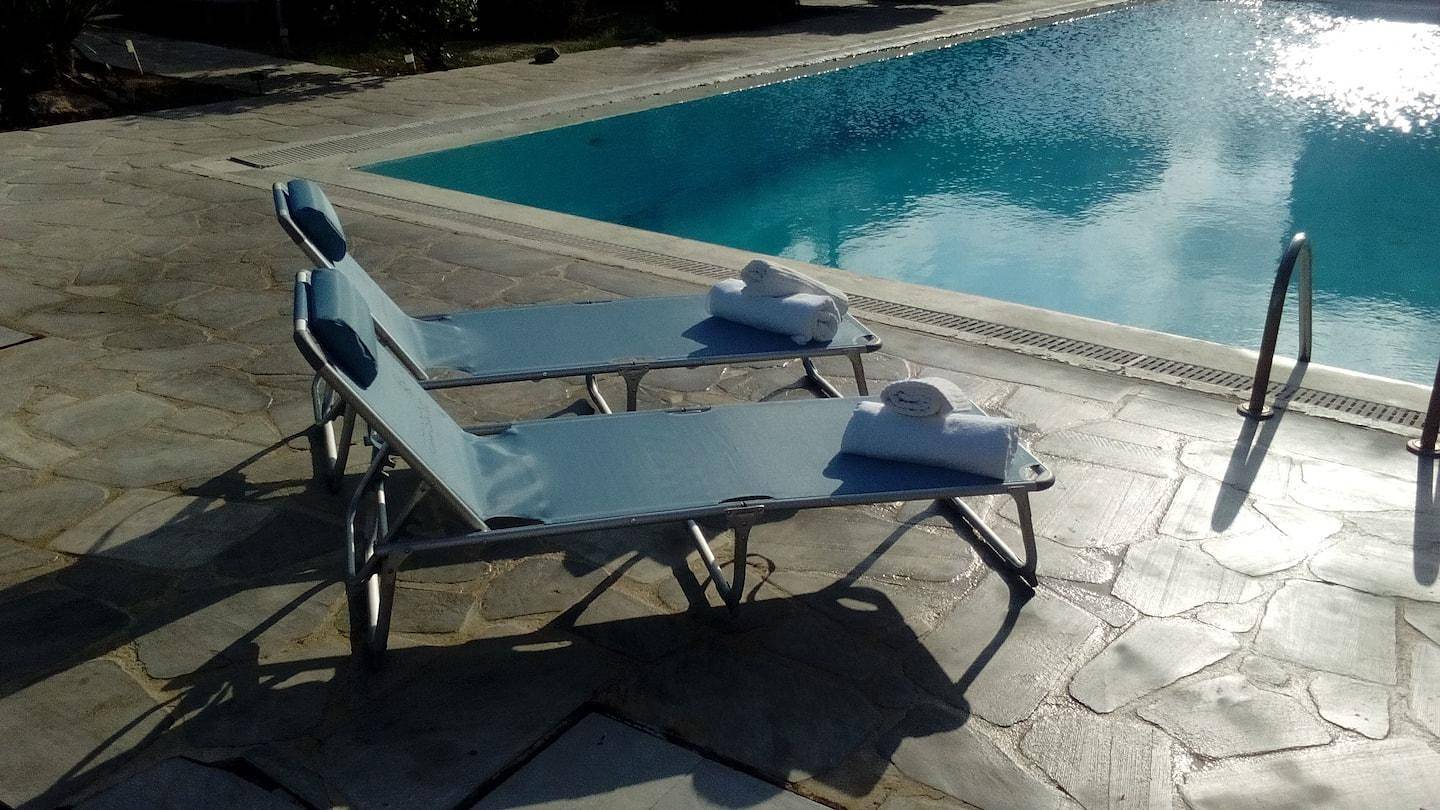 Holiday home "Mykonian Aroma" with pool in Ornos, Mykonos