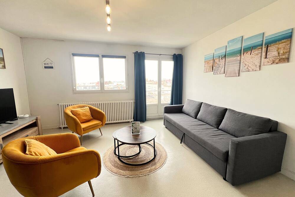 Geheel appartement, Le Phare Apartment Ensuite Harbour view in Calais, Calais en omgeving