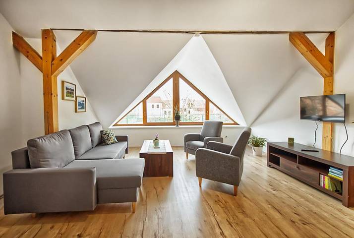 Apartament wakacyjny dla 4 osób, z Taras w Mikulov