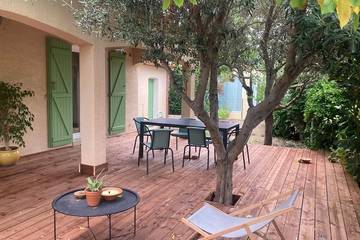 Villa pour 6 personnes, avec terrasse ainsi que jardin et jacuzzi, animaux acceptés à Palavas-les-Flots