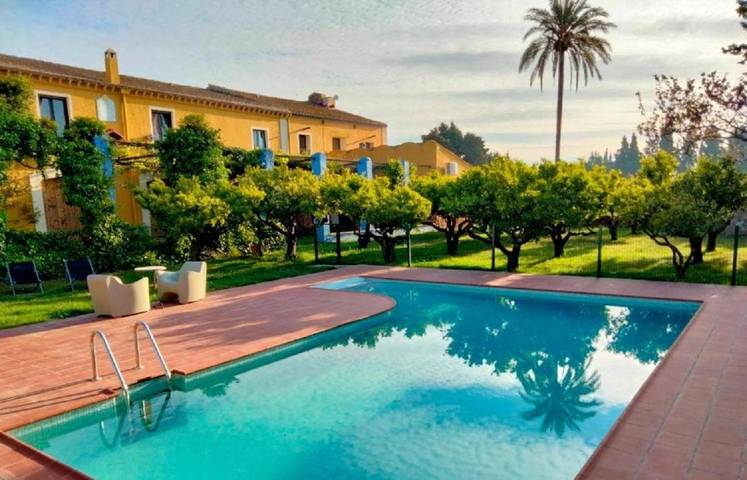 Apartamento para 4 personas, con Jardín además de Piscina y Vistas en La Aldea