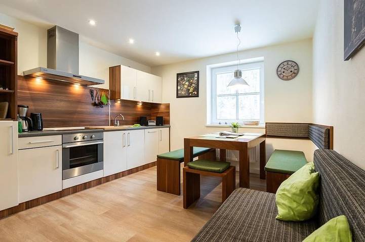 Ferienwohnung für 5 Personen, mit Terrasse und Sauna in Rosenthal-Bielatal