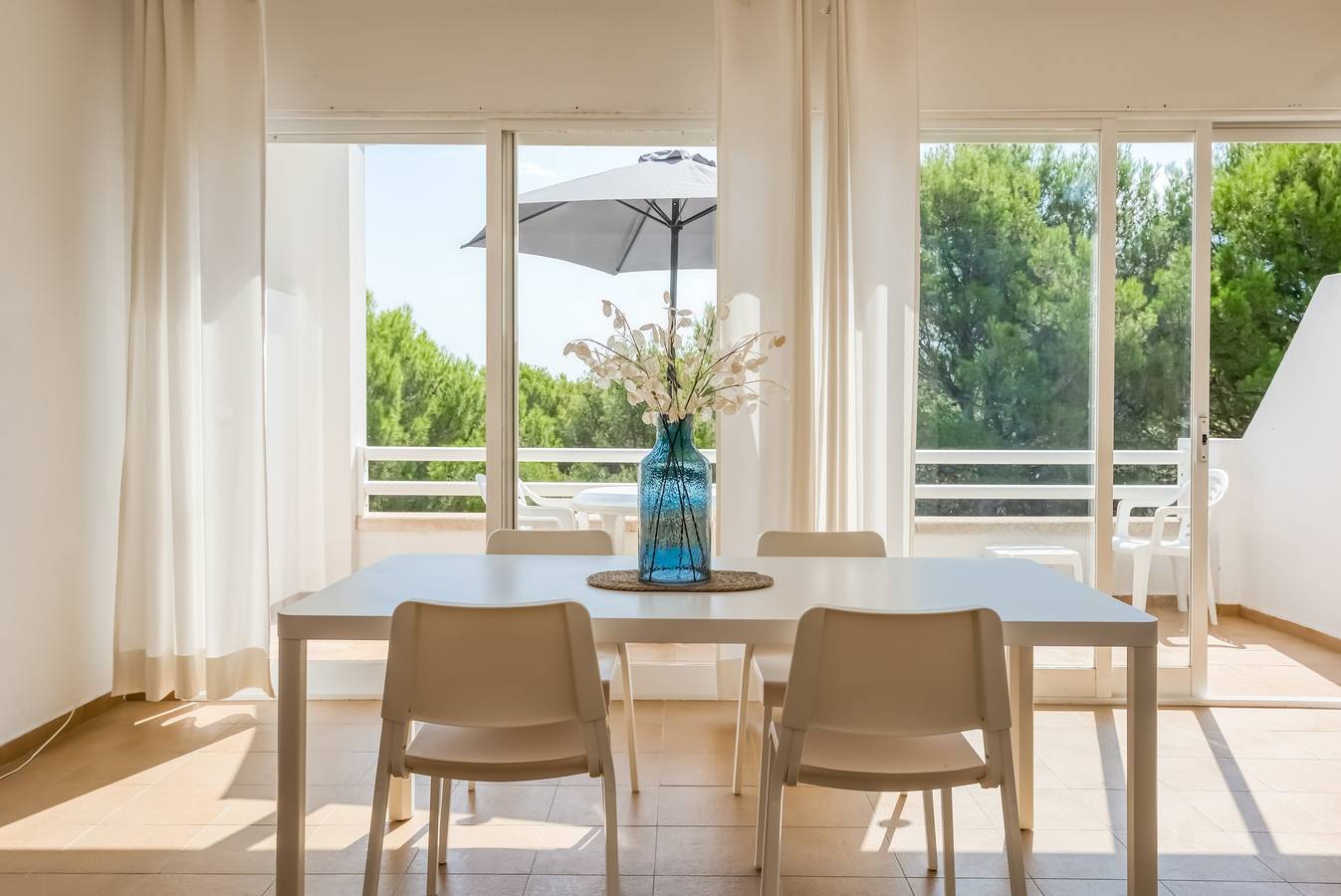 Ganze Wohnung, Ferienwohnung 'Villa Orchidée - Coves Noves' mit Meerblick, Wlan und Klimaanlage in Arenal d'en Castell, Es Mercadal