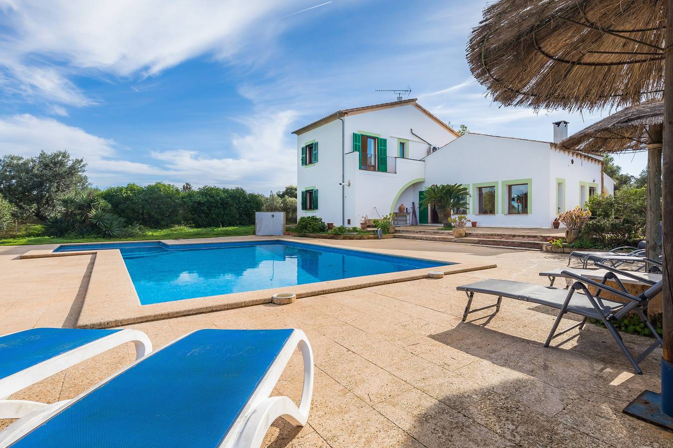 Villa "Son Xota de Dalt" with Private Pool, Private Terraces & Wi-Fi in Campos, South Majorca