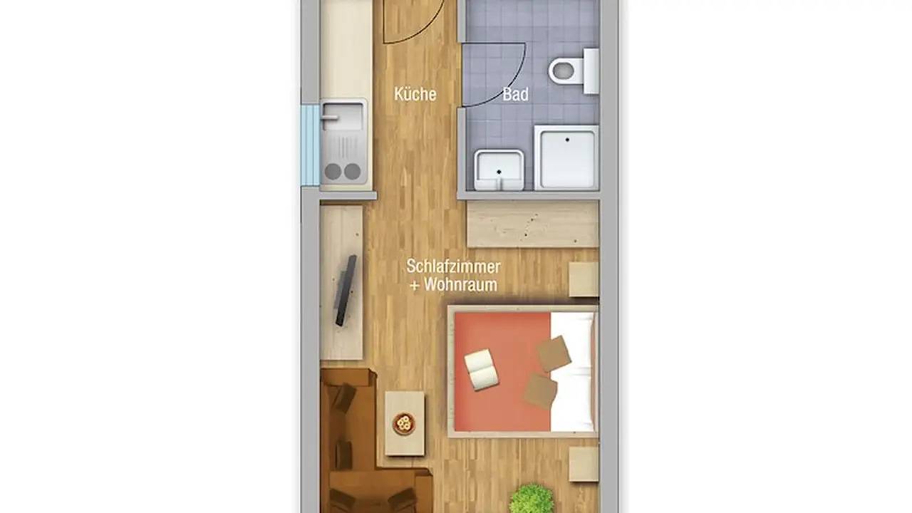 Ganze Ferienwohnung, Ferienwohnung für 2 Personen (20 m²) in Ischgl in Mathon, Verwall