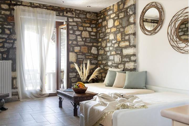 Villa für 4 Personen, mit Ausblick und Garten auf Naxos