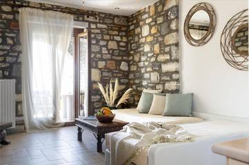 Villa für 4 Personen, mit Ausblick und Garten auf Naxos