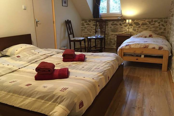 Chambre d’hôte pour 3 personnes, avec Jardin
