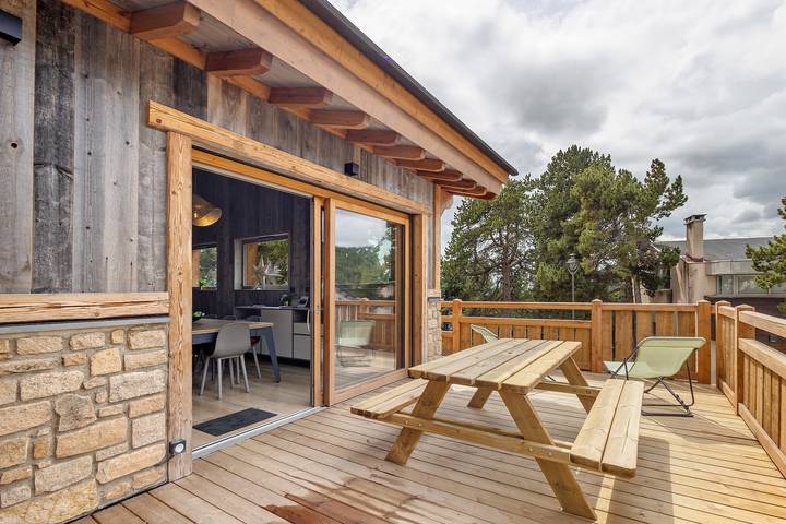 Chalet pour 8 personnes, avec sauna et jardin à Font-Romeu-Odeillo-Via