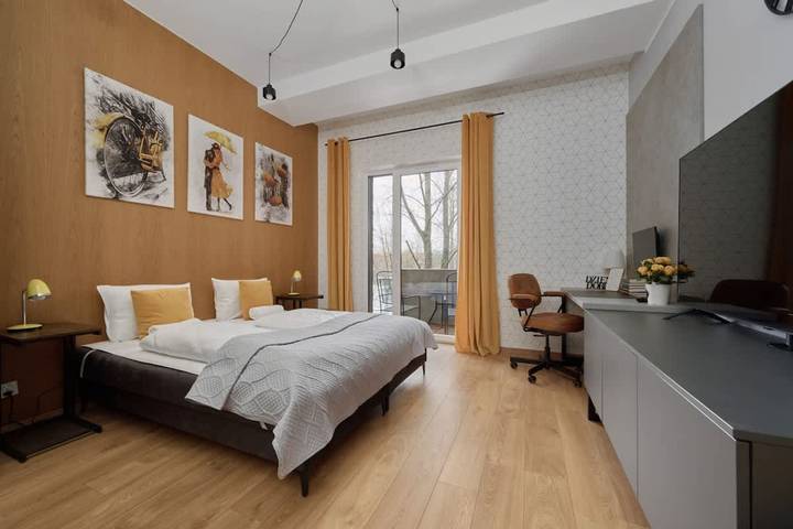 Studio für 2 Personen, mit Balkon