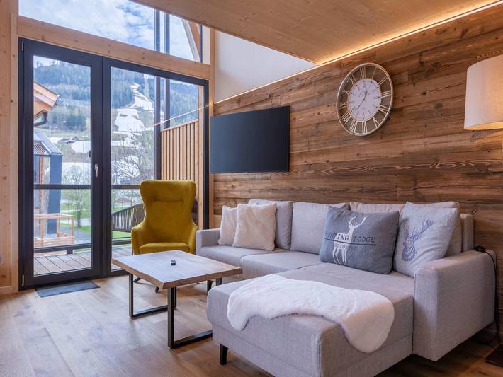 Ferienwohnung für 8 Personen, mit Balkon/Terrasse und Balkon sowie Sauna in Kreischberg