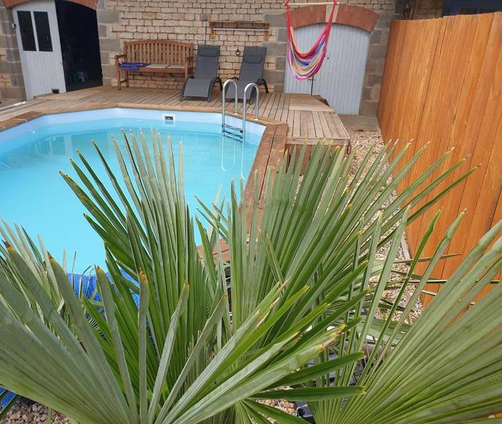 Appartement de vacances pour 2 personnes, avec piscine et jardin - 1