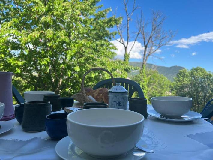 Maison de vacances pour 6 personnes, avec jardin et vue, animaux acceptés