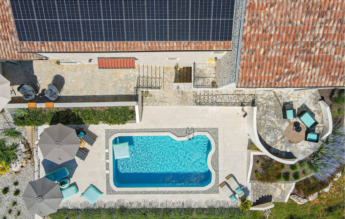 Appartement confortable de 300 m² avec piscine, terrasse et Wi-Fi près de Skropeti in Brajkovići, Istrie centrale