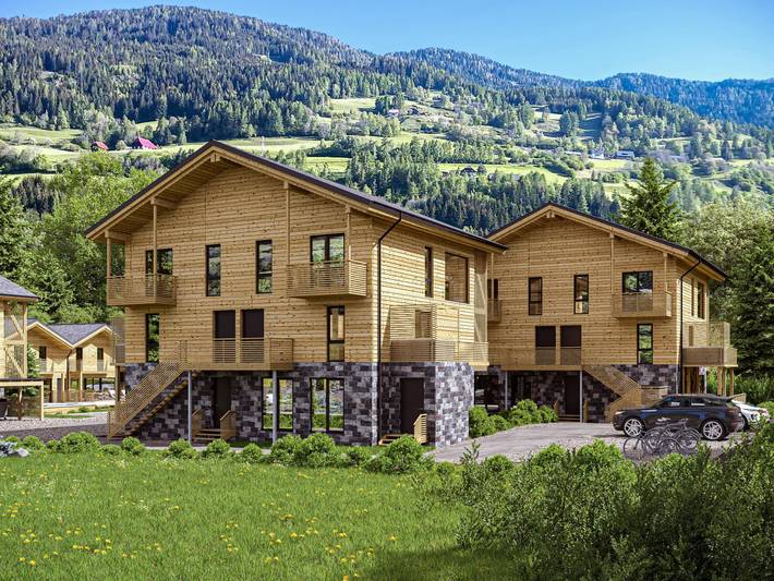 Ferienwohnung für 10 Personen, mit Garten und Sauna sowie Ausblick und Terrasse in St. Georgen ob Murau