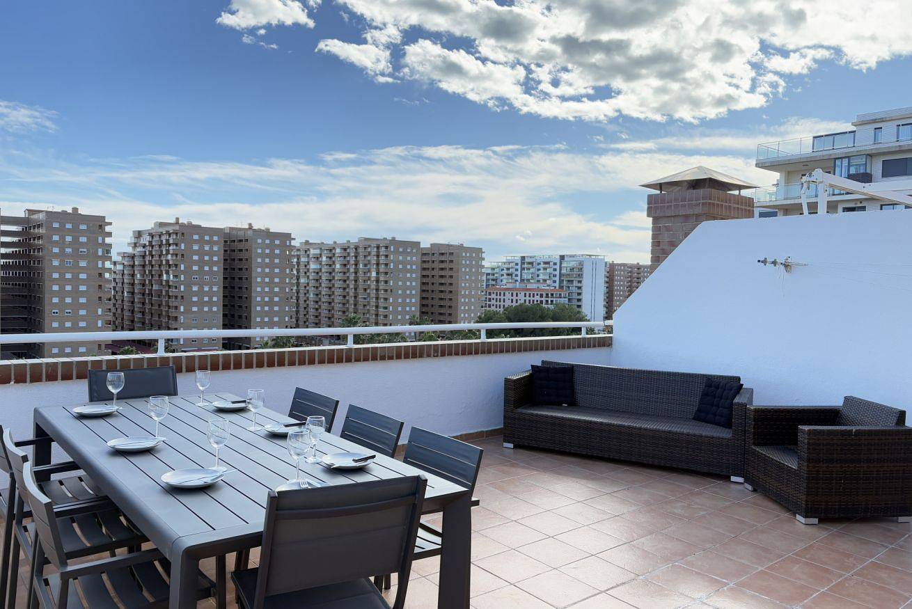 Appartement entier, Acv- Costa Marfil Ii-2ª linea planta 6 frontal in Marina d'Or, Oropesa del Mar