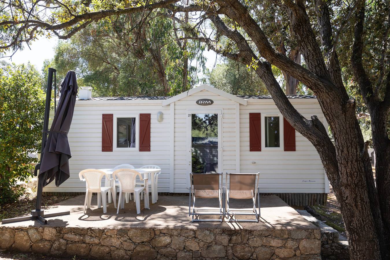 Mobil-home “Village Camping De L'ostriconi 21” con vista mare, piscina condivisa e Wi-Fi in Palasca, Calvi e dintorni