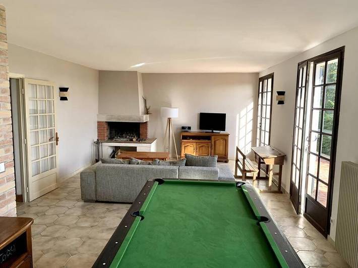 Location de vacances pour 8 personnes, avec vue et jardin dans Chasnay