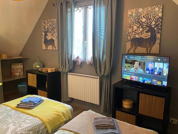 Gîte pour 2 personnes, avec Terrasse ainsi que Jardin et Vue à Le Vaudoué - 3
