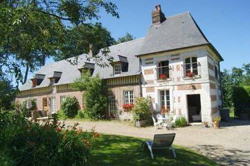 Maison de vacances pour 2 personnes, avec vue et jardin, animaux acceptés en Seine-Maritime