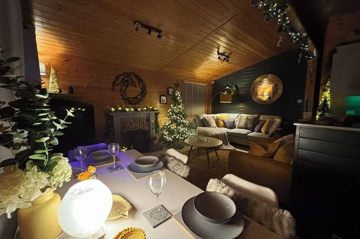 Chalet for 6 people, with sauna and garden in New Forest