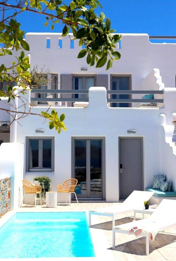 Villa für 3 Personen, mit Garten und Ausblick sowie Pool auf Naxos