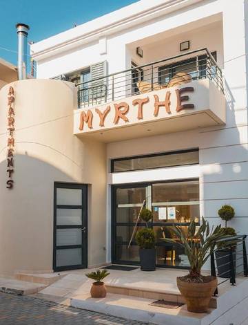 Hôtel pour 3 personnes, avec jardin et vue dans Myrtos