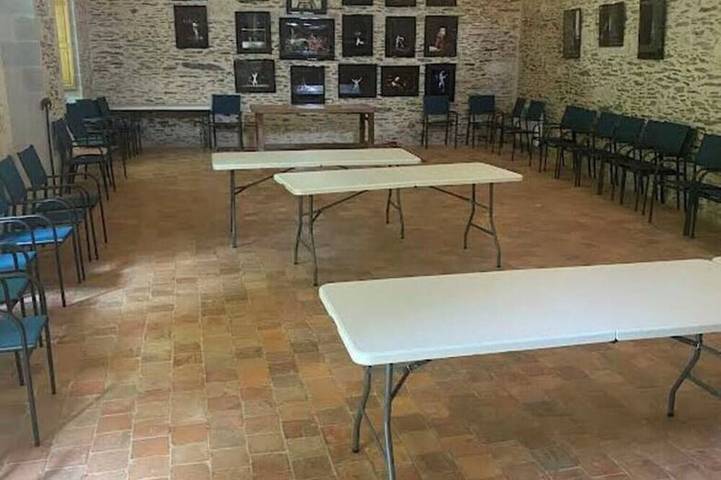 Reception hall, l'Orangerie. 5-minute drive from Angers train station in Sainte-Gemmes-sur-Loire, Angers region