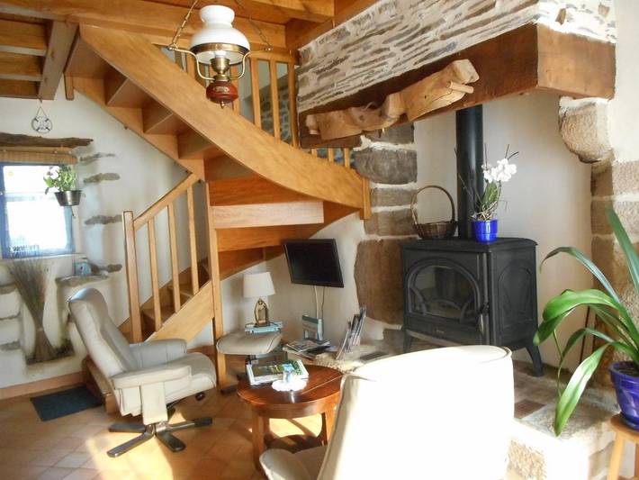 Gîte pour 2 personnes, avec terrasse et jardin en Bretagne