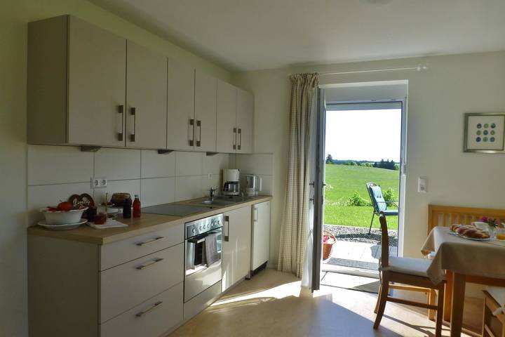 Vakantiewoning voor 2 personen, with Balkon and Terras as well as Tuin in Oy-Mittelberg