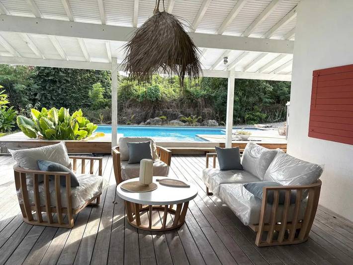 Villa pour 3 personnes, avec piscine et terrasse dans Marie-Galante - 3
