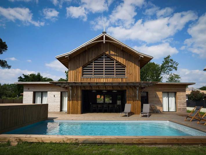 Villa pour 11 personnes, avec piscine et jardin à Andernos-les-Bains