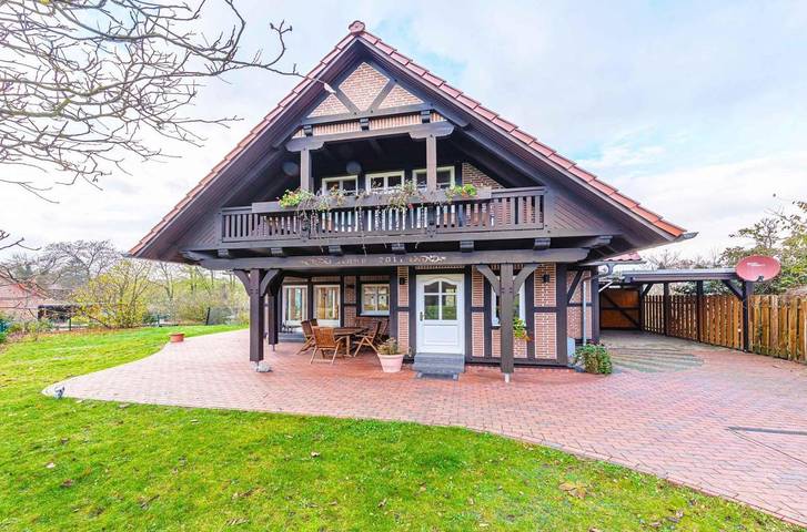 Ferienhaus für 6 Personen, mit Balkon und Terrasse sowie Garten und Sauna in Kratzeburg - 2