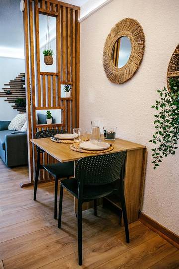 Gîte pour 4 personnes, avec terrasse et vue dans Lac des Rousses