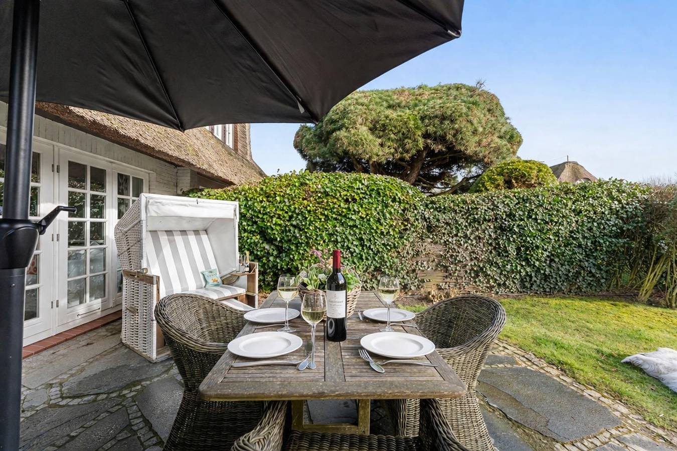 Exklusives Ferienhaus unter Reet in Keitum  mit privater Sauna – stilvoller Urlaub auf Sylt in Keitum, Sylt (Gemeinde)