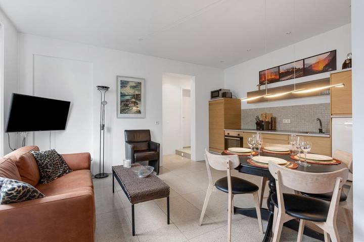 Ferienwohnung für 4 Personen, mit Garten und Ausblick