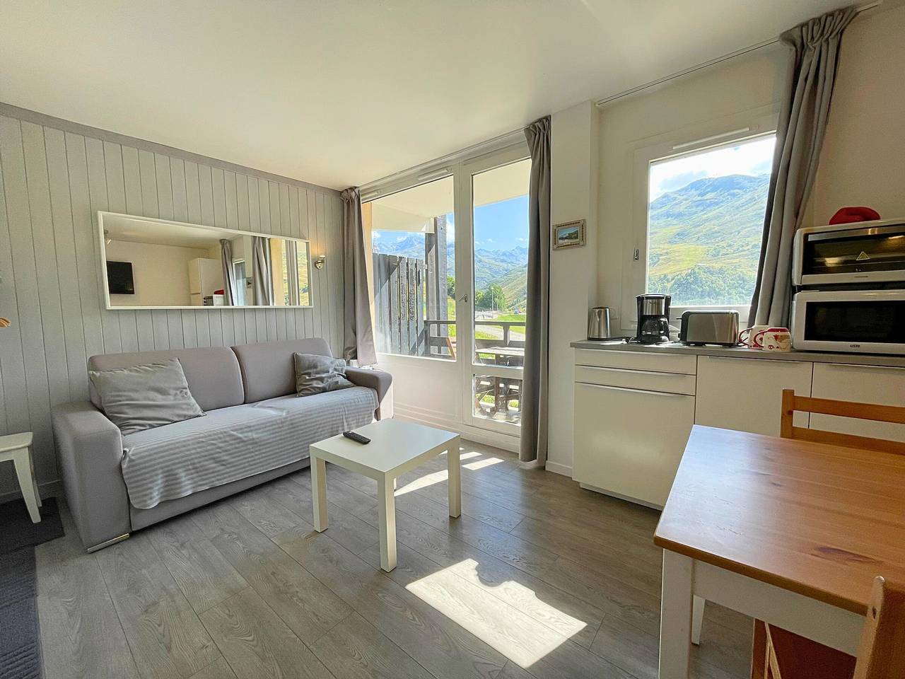 Estudio entero, Estudio cabina renovado con cocina equipada en Les Menuires in Les Menuires, Saint-Martin-de-Belleville