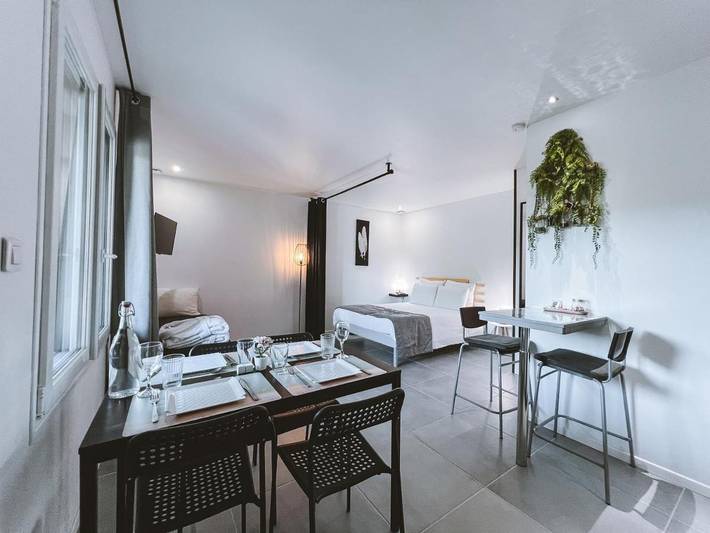 Appartement de vacances pour 4 personnes, avec jardin et vue