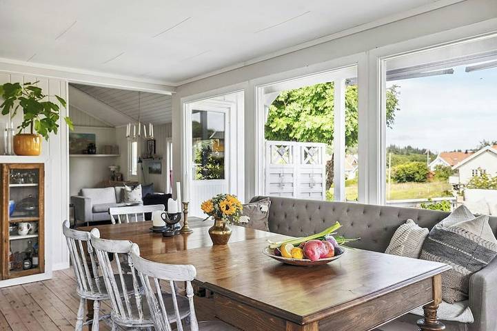 Ferienhaus für 9 Personen, mit Garten