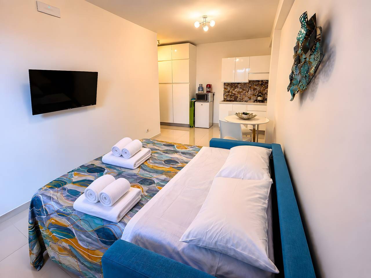 M.a.g.a. Holiday House – Studio met zeezicht, privéparking en centrale ligging
