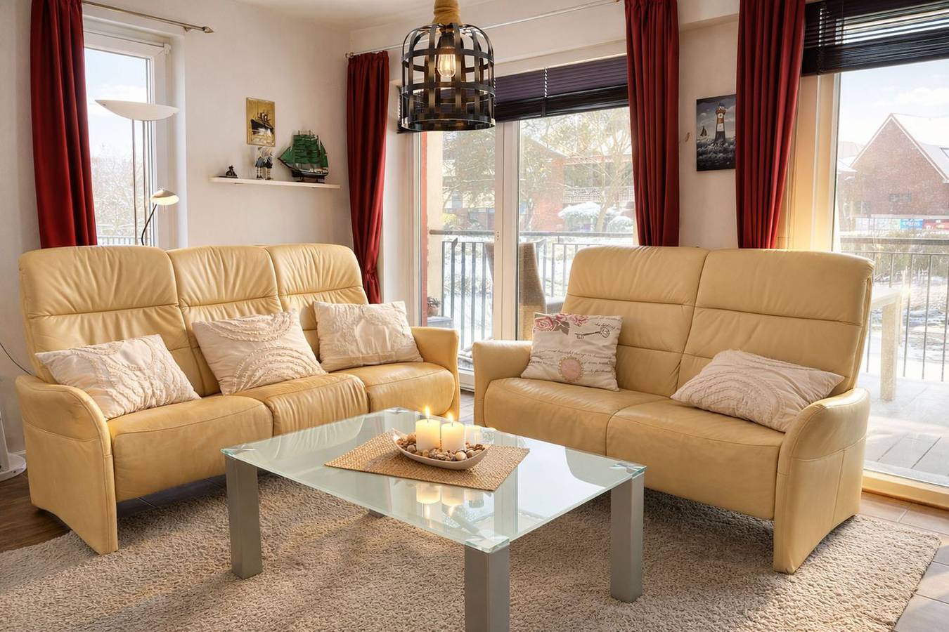 Ganze Wohnung, Komfortwohnung - direkt am Sandstrand mit Sauna, Whirlbadewanne und Balkon in Schillig Strand, Wangerland